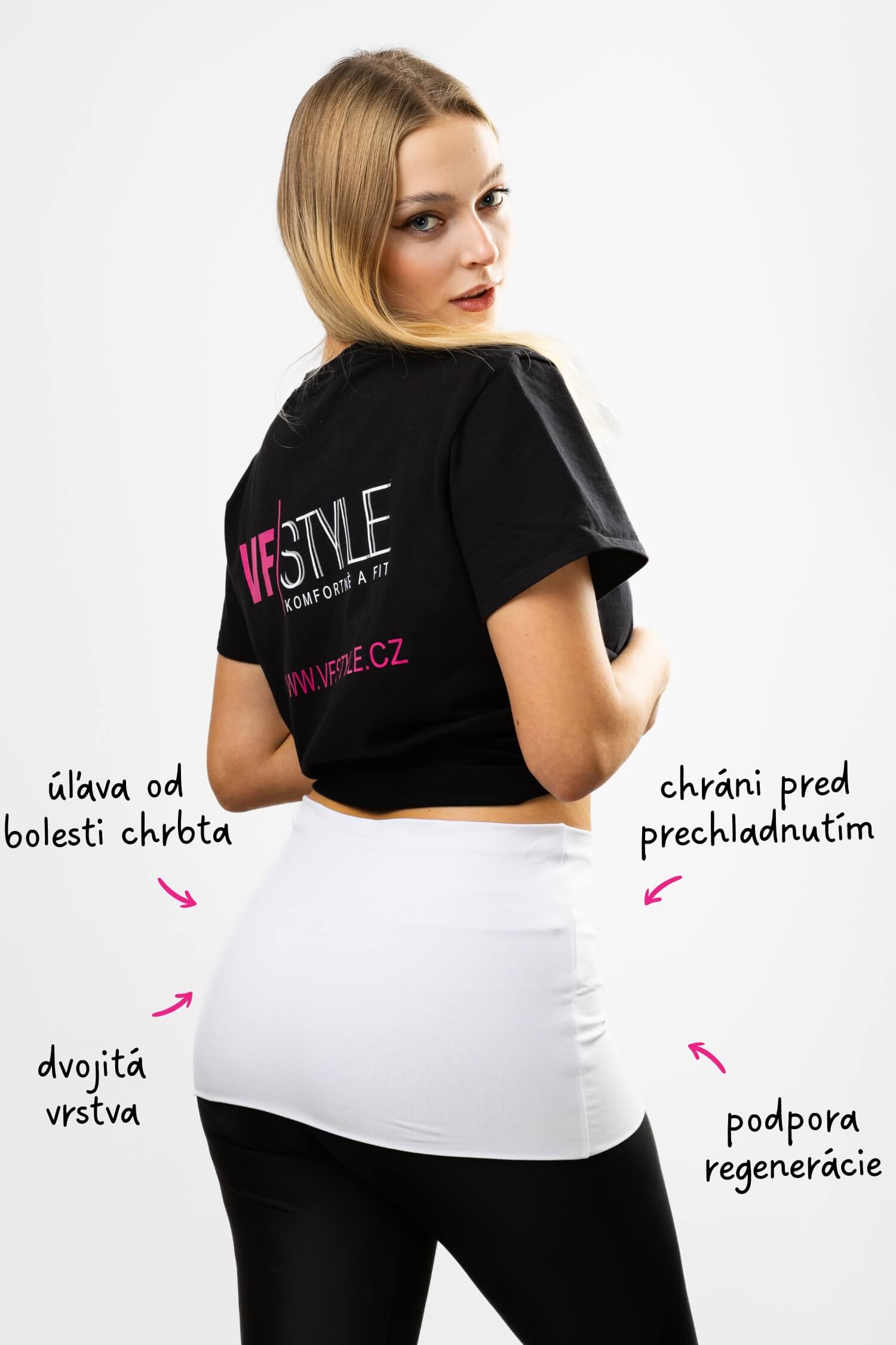 Ľadvinový pás Premium biely – výhody produktu